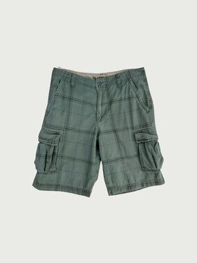 Plugg Co. Plaid Cargo Shorts